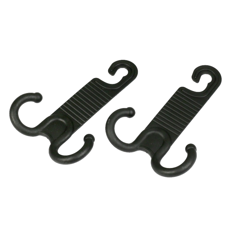 

2 Pairs Car Chair Back Tough Invisible Car Hook Portable Installation Does Not Hurt Car Hook(Black)