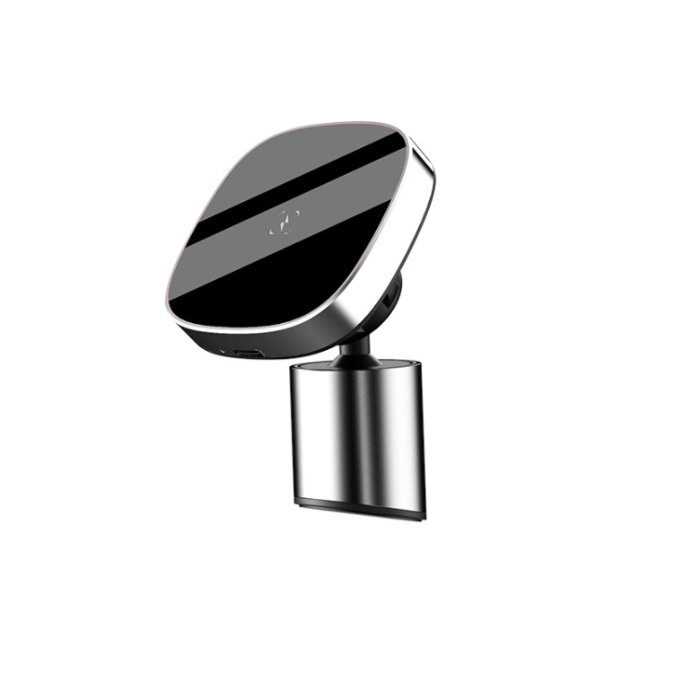 

Car Magnetic Wireless Charging Mobile Phone Holder(Silver )