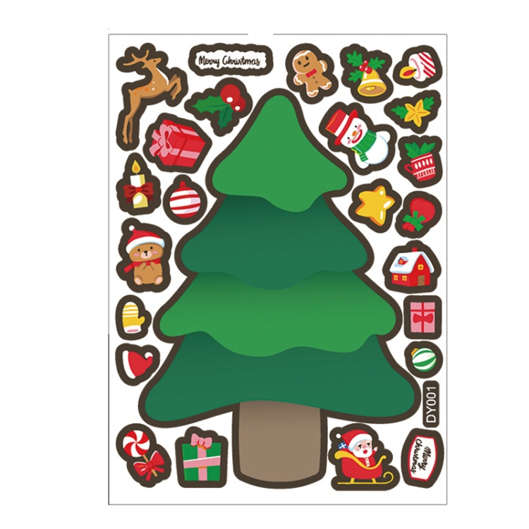 

20 PCS Children Cartoon Christmas DIY Cute Emoji Stickers(DY001)