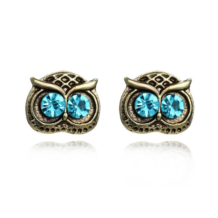 

Exquisite Vintage Small Fashion Cute Big Eyes Owl Earrings
