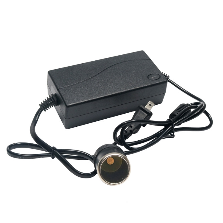 

200V Turn 12V Power Converter Double Line Car Cigarette Lighter, US Plug, Model: 12V 5A 60W