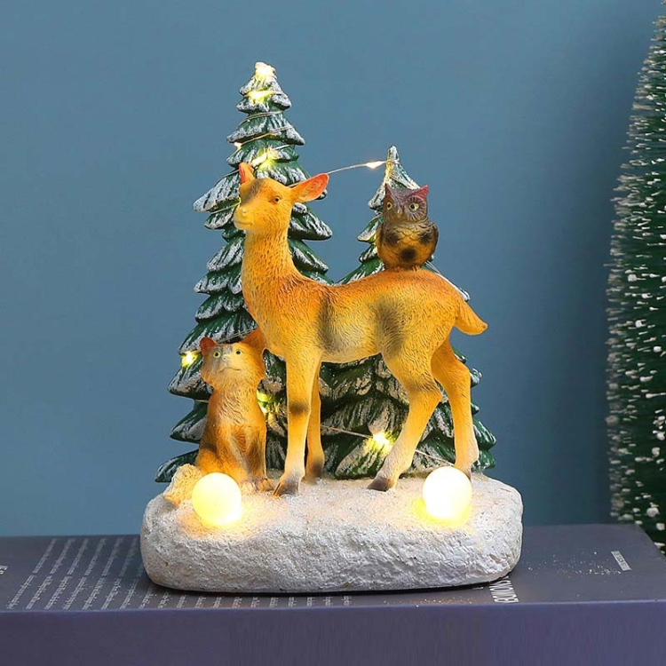 

Christmas Home Decoration Luminous Ornaments(Elk)