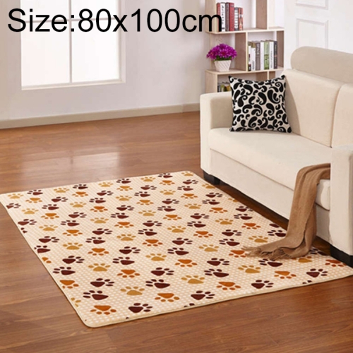 

Thick Modern Household Non-slip Absorbent Floor Mats for Kitchen and Bathroom, Size:80 x 100cm(Footprint)