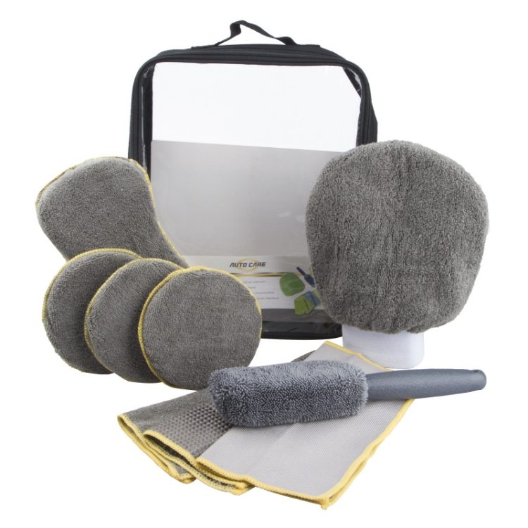 

9 PCS / Set Car Wash Beauty Cleaning Tool Car Wash Shop Supplies(Grey)
