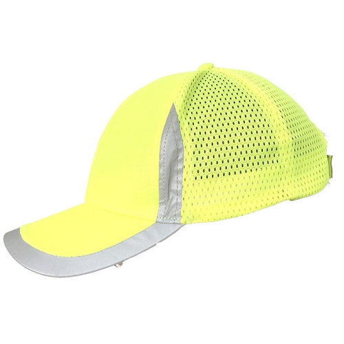 

Reflective Safety Baseball Cap Breathable Construction Site Outdoor Construction Mesh Cap, Colour: Fluorescent Yellow