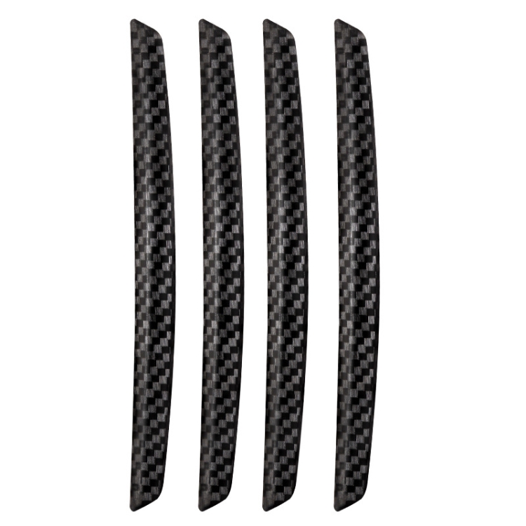 

3 Sets DM-047 Rearview Mirror Carbon Fiber Anti-Scratch Door Anti-Collision Strip