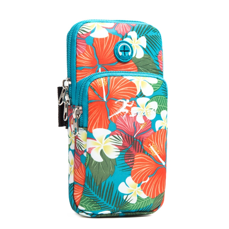 

2 PCS B031 Running Mobile Phone Sports Arm Bag Outdoor Sports Fitness Mobile Phone Bag Wrist Bag(Green Large)