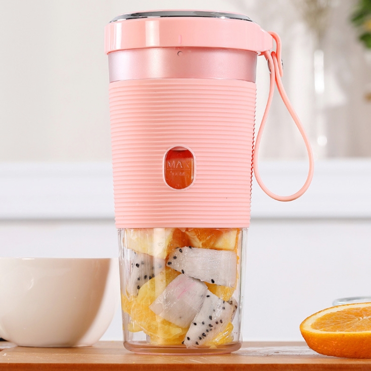 

Portable Juice Mixer Cup Mini Rechargeable Juicer(Pink)