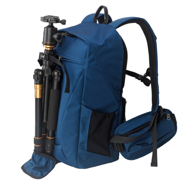 

3011 Multifunctional Double Shoulder SLR Digital Camera Bag, Size: Large(Royal Blue)