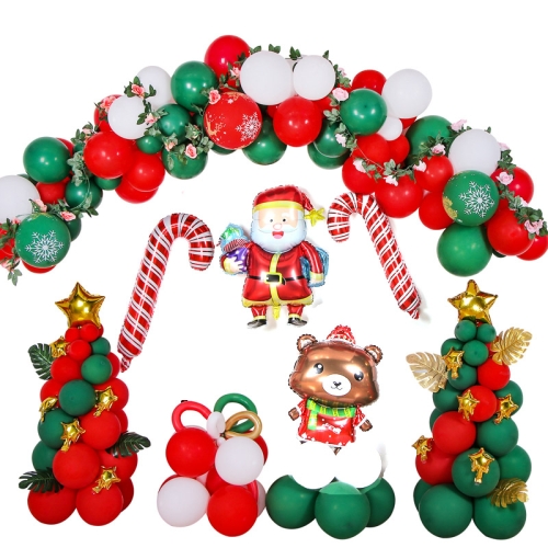 

1SD2021006 Christmas Party Decoration Aluminum Film Balloons, Style: Gift