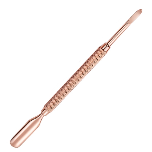 

3 PCS Stainless Steel Rose Gold Double-Headed Steel Push Dead Skin Scissors Nail Set,Style: 03 Big Head