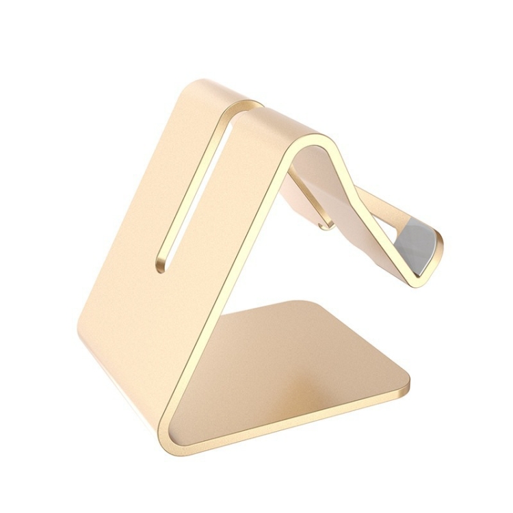 

4 PCS Z1 Portable Desktop Phone Stand Lazy Tablet Stand, Colour: Aluminum Alloy（Gold）