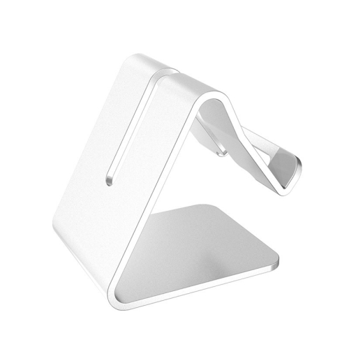 

4 PCS Z1 Portable Desktop Phone Stand Lazy Tablet Stand, Colour: Aluminum Alloy（Silver）