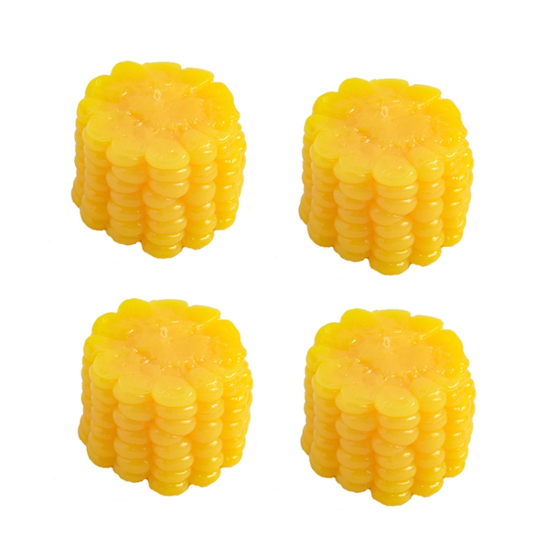 

4 PCS Corn Simulation Food Model Photo Photography Props