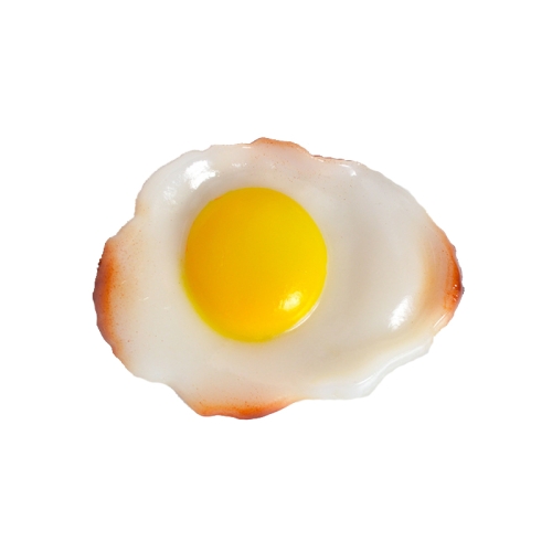 

3 PCS Poached Egg Simulation Food Model Photo Photography Props