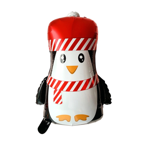 

10 PCS Christmas Decoration Aluminum Film Balloons, Style: Penguin