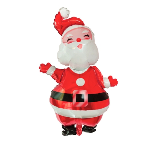 

10 PCS Christmas Decoration Aluminum Film Balloons, Style: Large Santa