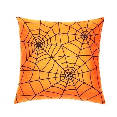 

2 PCS SYSDWS22 45x45cm Halloween Decoration Living Room Sofa Party Pillow Case Without Pillow Core(Spider)