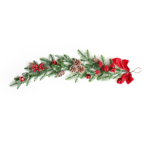 

80cm SYWA56 Christmas Ornament Rattan PE Solita Bell Christmas Rattan