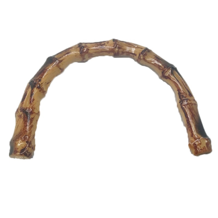 

10 PCS Simulation Bamboo Plastic Semicircle Handle Gift Box Bag Handle, Specification: Small Side Hole