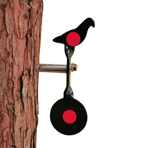 

Birdie Shape Splash Exercise Target Portable Tangible Tree Target Metal Shot Target