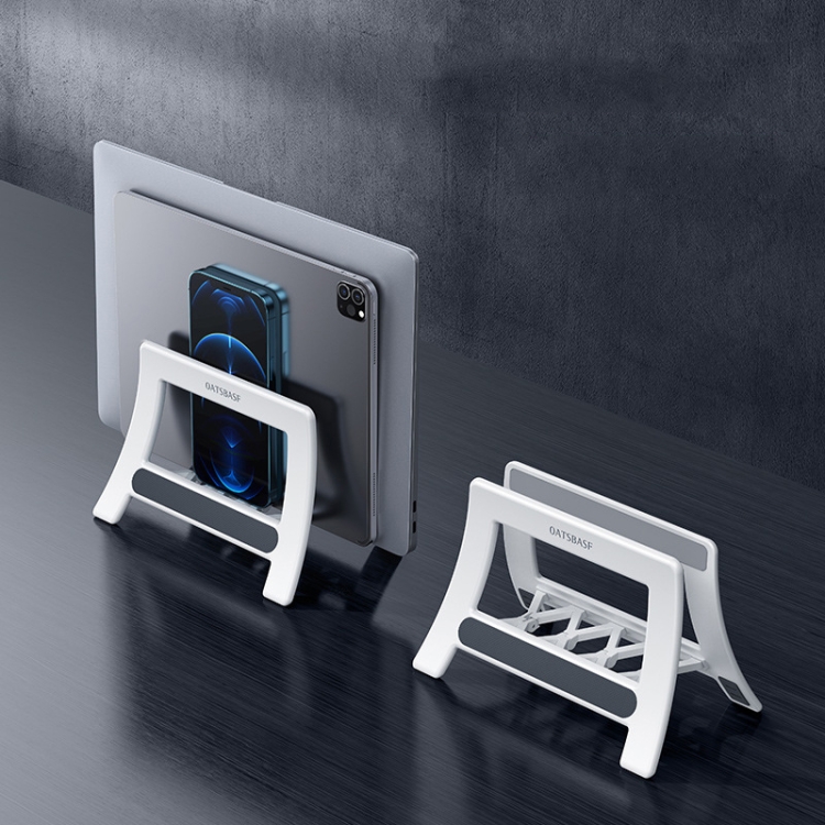

Oatsbasf 03671 Multifunctional Computer Tablet Cellphone Storage Bracket, Colour: Simple Version (White)