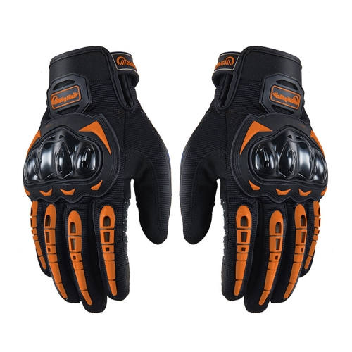 

Riding Tribe MCS-17 Motorcycle Gloves Touch Screen Outdoor Riding Gloves, Size: M(Orange)