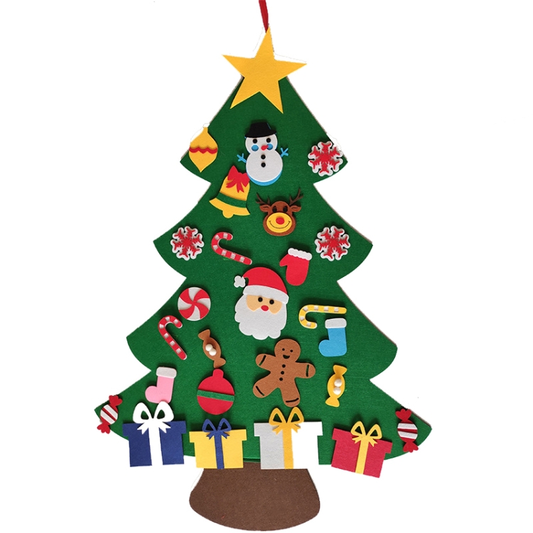 

Handmade Felt Christmas Tree Decoration Children DIY Christmas Decorations, Style: New 2