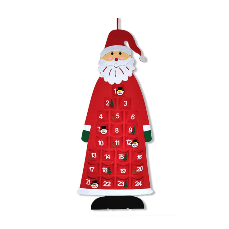 

Handmade Felt Christmas Tree Decoration Children DIY Christmas Decorations, Style: Red Calendar