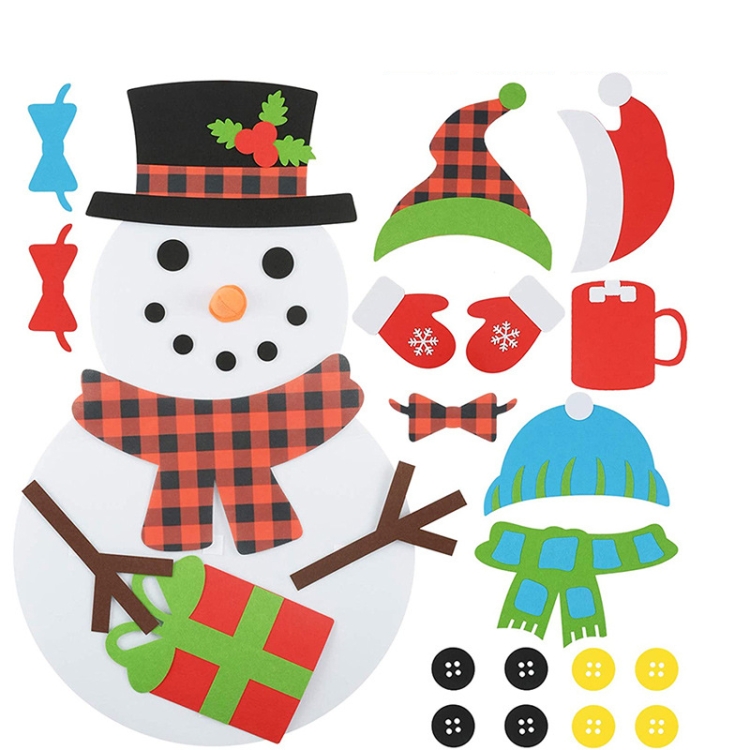 

Handmade Felt Christmas Tree Decoration Children DIY Christmas Decorations, Style: Dress-up 2