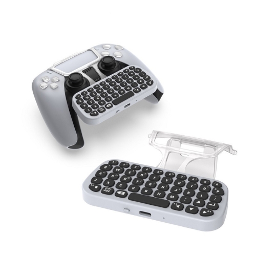 

DOBE TP5-0556 Bluetooth Keyboard Wireless Gamepad With Headphone Jack For PS5(White)