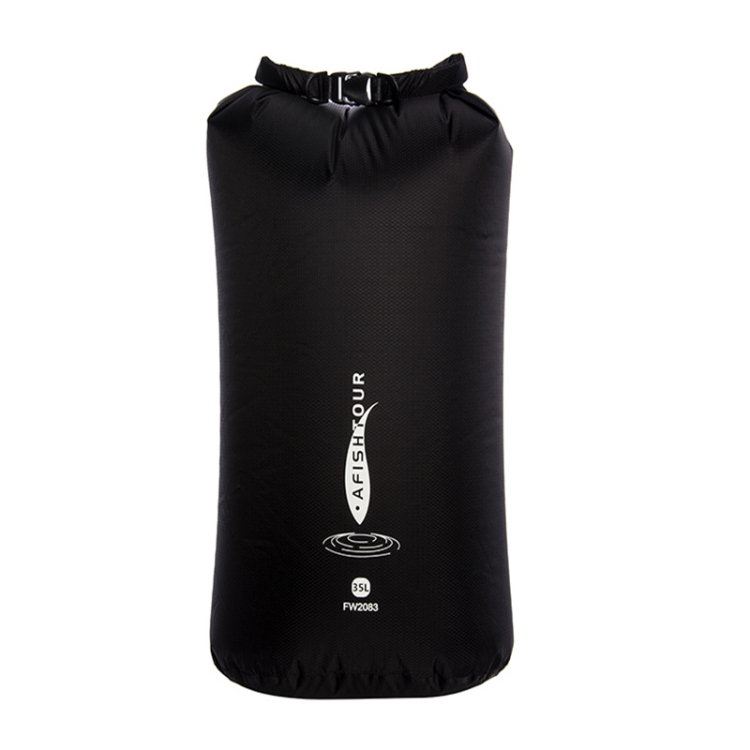 

AFISHTOUR Outdoor Bunch Storage Bag Multi-Function Light Thin Waterproof Storage Bag, Size: 35L(Black)