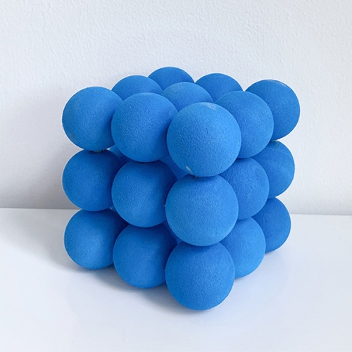 

Blue Ball Rubik Cube Studio Background Ornament Photo Props