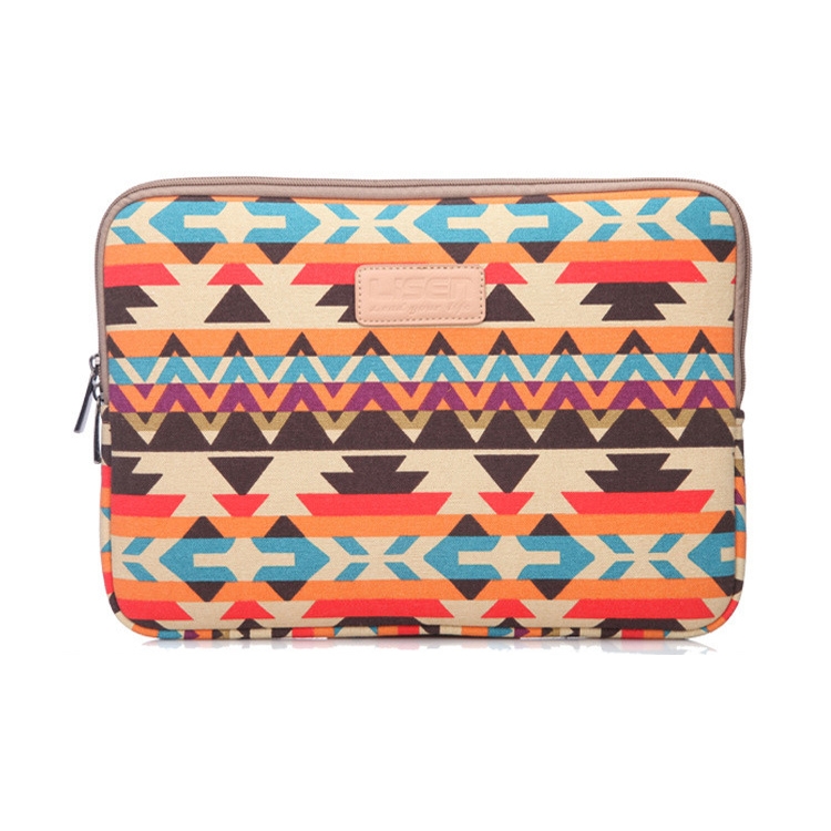 

LiSEN LS-518 Lingge Pattern Laptop Computer Liner Bags, Size: 15 inch(Orange Pattern Geometry)