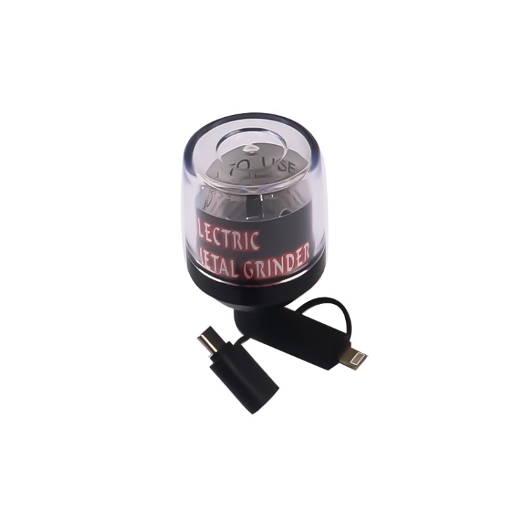 

2 PCS USB Electric Cigarette Grinder Convenient And Fast Cigarette Crusher(Black)