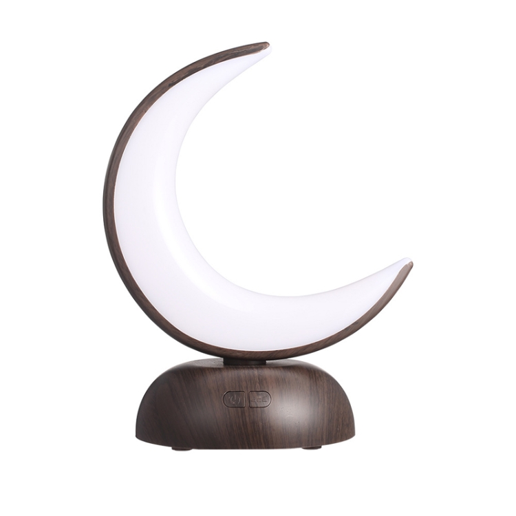 

G3-001 USB Home Bedroom Bedside Stepless Dimming Aromatherapy Moon Night Light(Wood Grain)