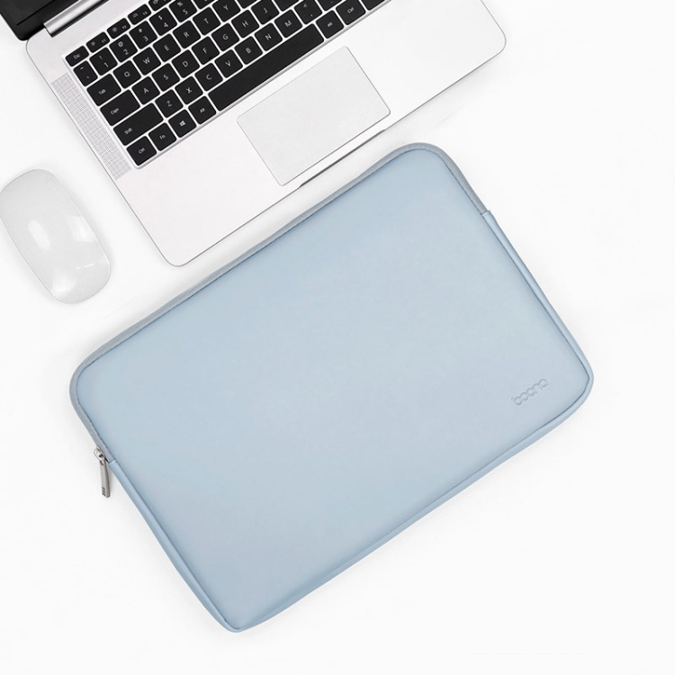 

Baona BN-Q001 PU Leather Laptop Bag, Colour: Sky Blue, Size: 11/12 inch