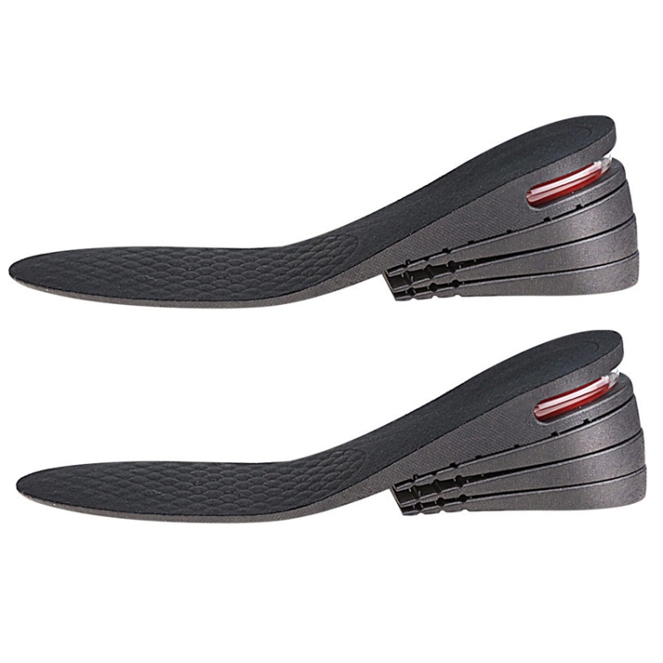 

2 Pairs 032 Adjust Inner Height Insole Free Size Cutable Insole, Colour: Black 4 Layers (about 7cm)
