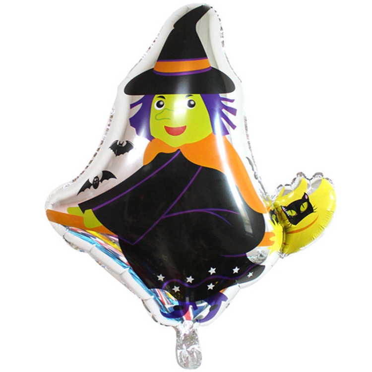 

5 PCS Halloween Aluminum Film Balloon Party Decoration,Style: Wizard