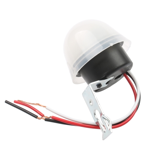 

2 PCS AS-20 AC 220V 10A 50Hz Road Lamp Control Switch Rainproof Automatic Light Sensor Switch