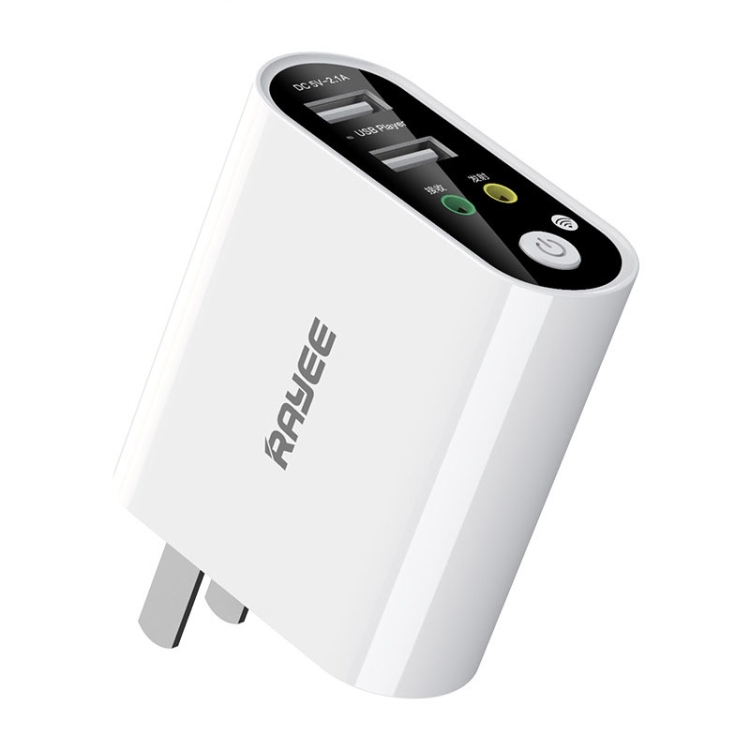 

RAYEE K8 Remote Control Version 2 in 1 Bluetooth 5.0 Receiver & Transmitter Audio Adapter Support Fast Charge U Disk, US Plug