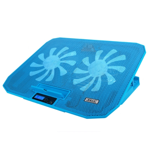 

ICE COOREL N106 Laptop Base Adjustment Radiator Dual-Fan Notebook Cooling Bracket, Colour: Flagship Version (Sea Blue)