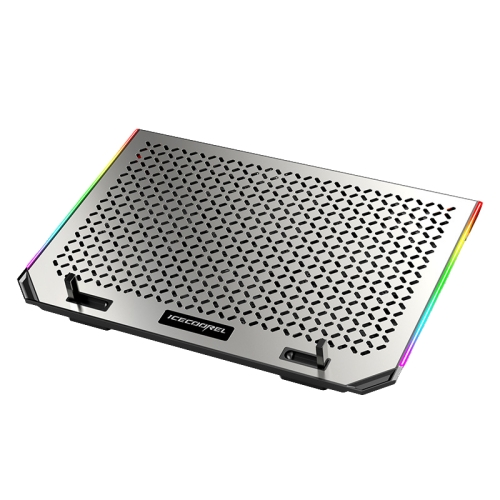 

ICE COOREL USB Laptop Radiator Metal Base Computer Cooling Bracket, Colour: A17 Standard Version (Silver)