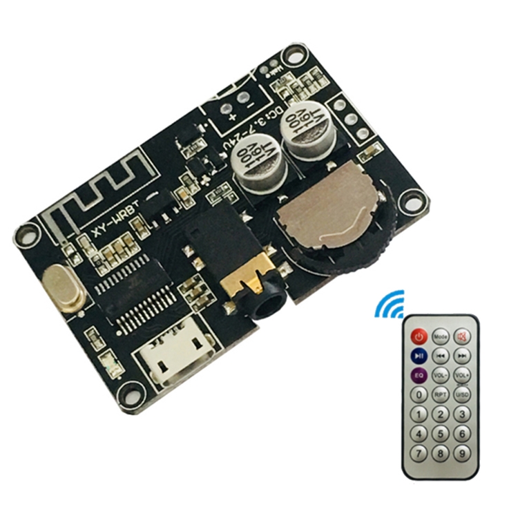 

2 PCS XY-WRBT Bluetooth 5.0 Decoder Board Stereo Audio Module Wide Voltage Speaker Amplifier With Remote Control