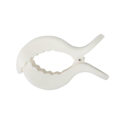 

4 Bags J4065 Baby Car Blanket Clip Baby Safety Basket Blanket Clip ABS Plastic Cart Anti-Kick Quilt Clip, Colour: 2 PCS (White)