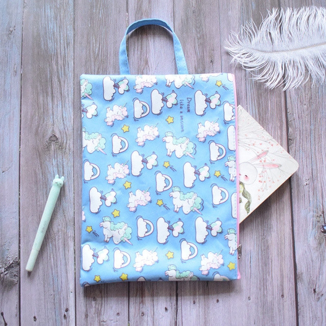 

Simple Style Super Capacity Canvas Bag Lovely Students Carry Small Bags Portable Pencil Case Cosmetic Bag(3)