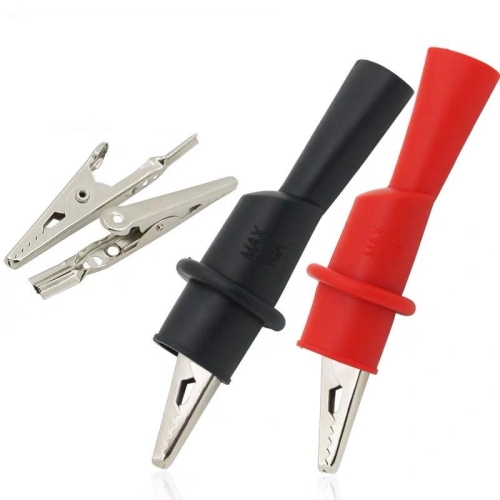 

10 Pairs Multimeter Crocodile Clip Capacitor Clip Cover Pen Universal Accessories Connector Test Clip