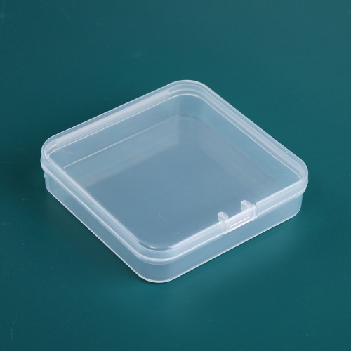 

20 PCS Square Plastic Box With Cover Transparent Storage Box PP Parts Tool Box Electronic Component Accessories Box