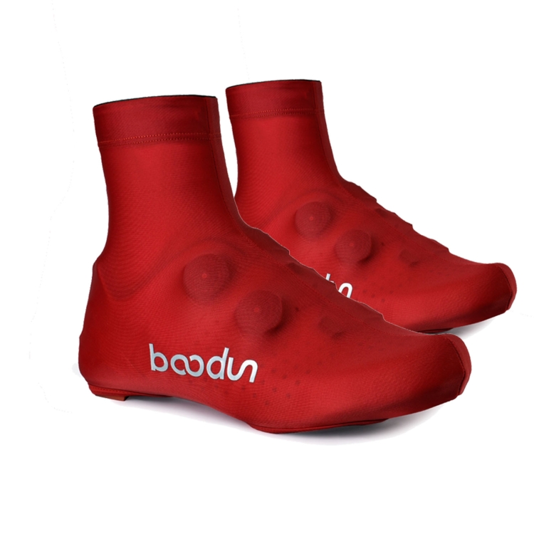 

Boodun K301374 Bicycle Shoes Cover Dust-Proof Outdoor Riding Reflective Shoes Cover, Size: M (39-41)(Red)
