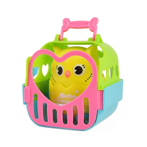 

3 PCS Children Animal Press Crawling Toy Car，Random Color Delivery，Specification： With Cage Owl